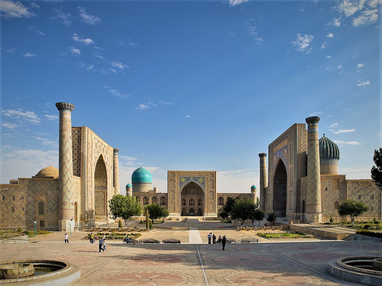 Registan Square in Samarkand Uzbekistan